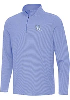 Antigua Kentucky Wildcats Mens  Twine Design Long Sleeve Qtr Zip Pullover