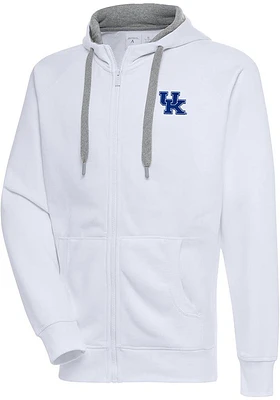 Antigua Kentucky Wildcats Mens Victory Long Sleeve Full Zip Jacket