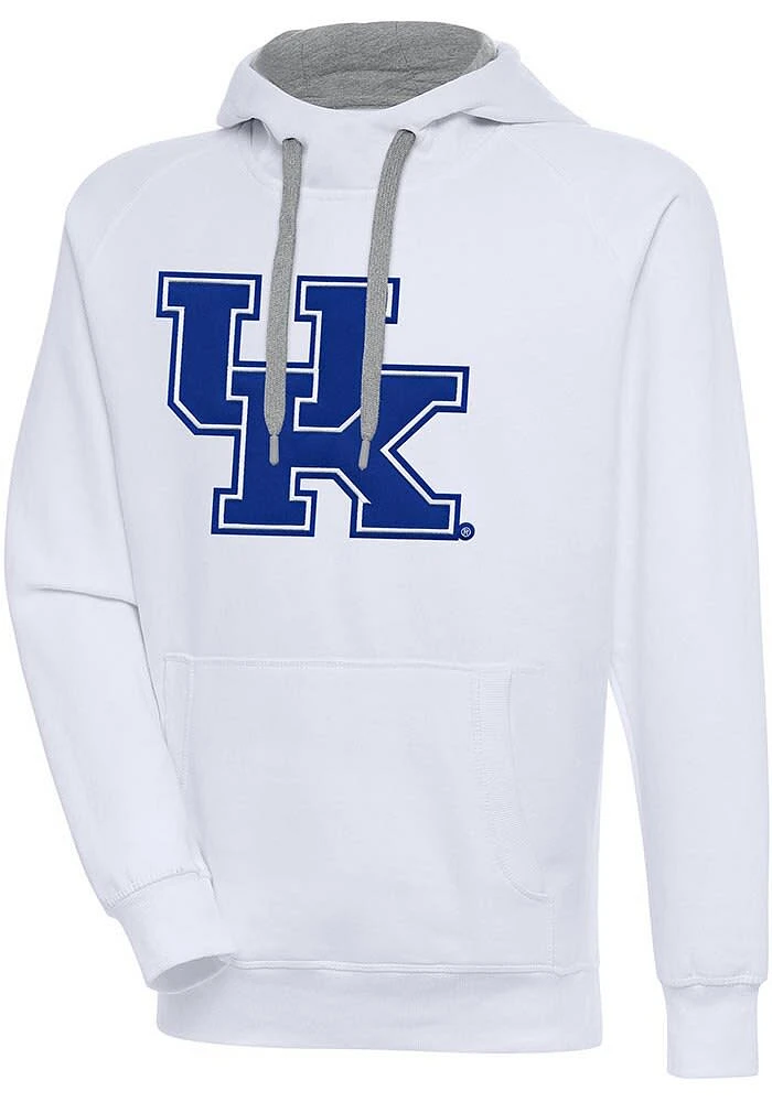 Antigua Kentucky Wildcats Mens Full Front Victory Long Sleeve Hoodie