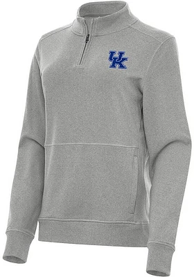 Antigua Kentucky Wildcats Womens Crush 1/4 Zip Pullover