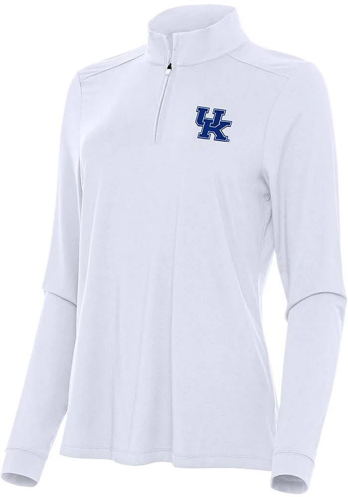 Antigua Kentucky Wildcats Womens Intent Qtr Zip