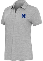 Antigua Kentucky Wildcats Womens Layout Short Sleeve Polo Shirt