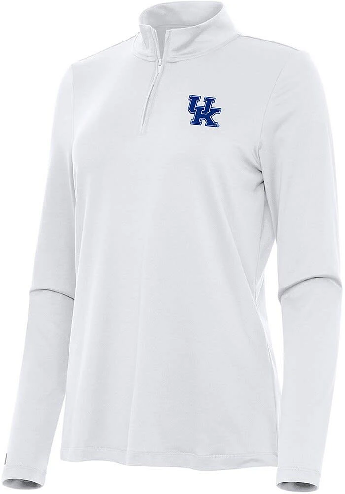 Antigua Kentucky Wildcats Womens Reprocess Recycled 1/4 Zip Pullover