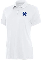 Antigua Kentucky Wildcats Womens Reprocess Recycled Short Sleeve Polo Shirt