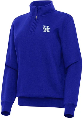 Antigua Kentucky Wildcats Womens Victory 1/4 Zip Pullover