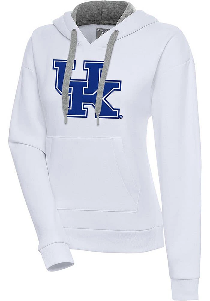 Antigua Kentucky Wildcats Womens Full Front Victory Hooded Sweatshirt