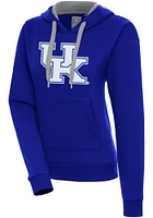 Antigua Kentucky Wildcats Womens Full Front Victory Hooded Sweatshirt