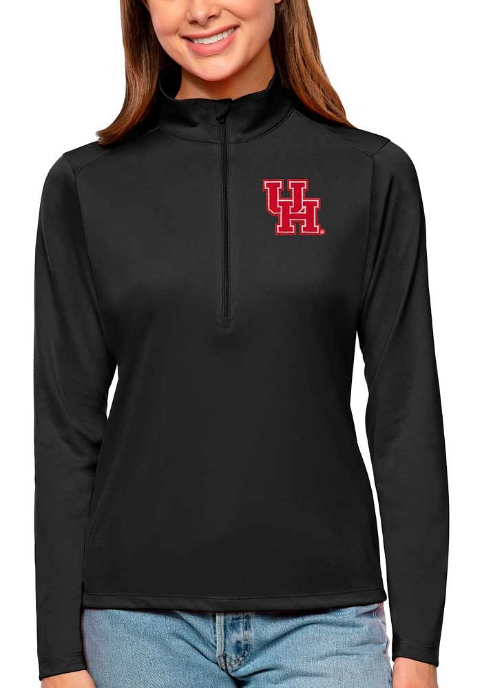 Antigua Houston Cougars Womens Tribute Qtr Zip Pullover