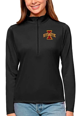 Antigua Iowa State Cyclones Womens Tribute Qtr Zip Pullover