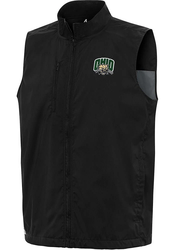 Antigua Ohio Bobcats Mens Brisk Sleeveless Jacket