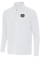 Antigua Ohio Bobcats Mens Intent Long Sleeve Qtr Zip Pullover