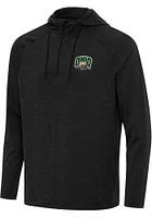 Antigua Ohio Bobcats Mens Spikes Long Sleeve Qtr Zip Pullover