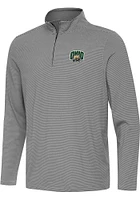 Antigua Ohio Bobcats Mens Twine Long Sleeve 1/4 Zip Pullover