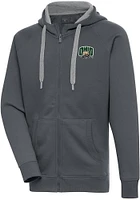 Antigua Ohio Bobcats Mens Charcoal Victory Long Sleeve Full Zip Jacket