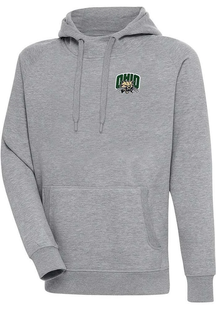 Antigua Ohio Bobcats Mens Victory Long Sleeve Hoodie