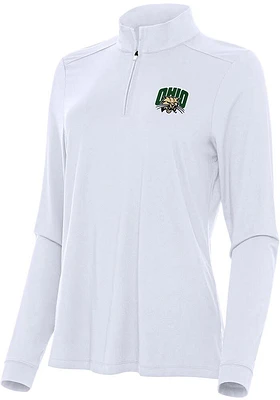 Antigua Ohio Bobcats Womens Intent 1/4 Zip Pullover