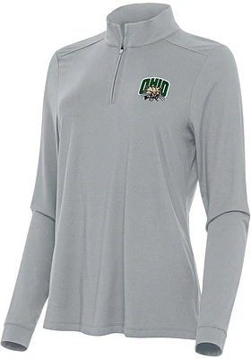 Antigua Ohio Bobcats Womens Intent 1/4 Zip Pullover