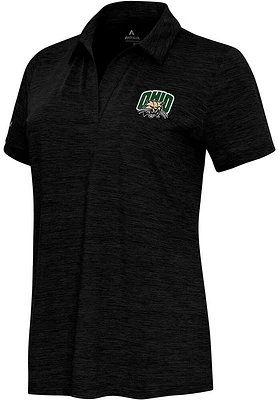 Antigua Ohio Bobcats Womens Layout Short Sleeve Polo Shirt