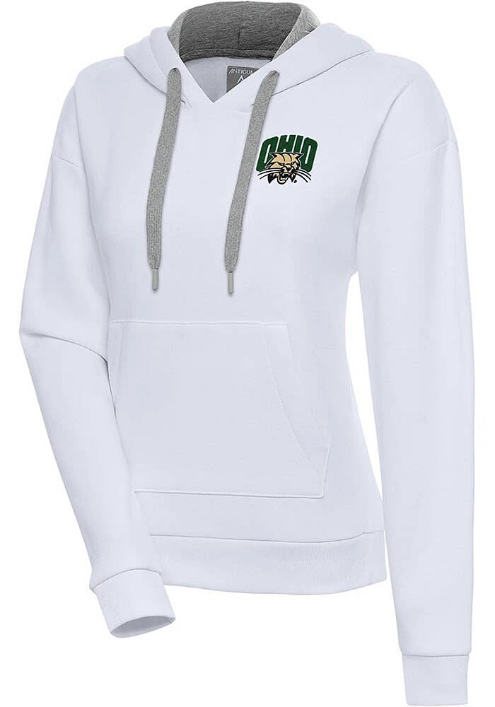 Antigua Ohio Bobcats Womens Victory Hooded Sweatshirt