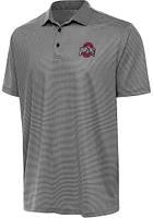 Antigua Ohio State Buckeyes Mens Rings Short Sleeve Polo