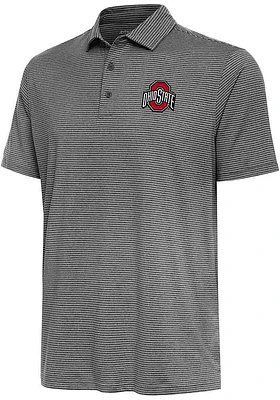 Antigua Ohio State Buckeyes Mens Scheme Short Sleeve Polo