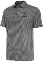 Antigua Ohio State Buckeyes Mens Scheme Short Sleeve Polo