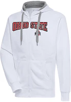 Antigua Ohio State Buckeyes Mens Split Victory Long Sleeve Full Zip Jacket