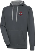 Antigua Ohio State Buckeyes Mens Charcoal Victory Long Sleeve Hoodie