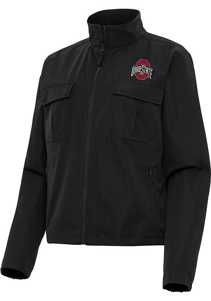 Antigua Ohio State Buckeyes Womens Even Par Light Weight Jacket