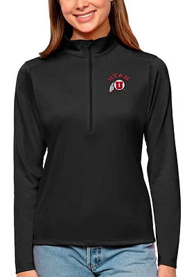 Antigua Utah Utes Womens Tribute Qtr Zip Pullover