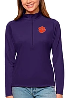 Antigua Clemson Tigers Womens Tribute Qtr Zip Pullover