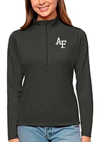 Antigua Air Force Falcons Womens Grey Tribute Qtr Zip Pullover