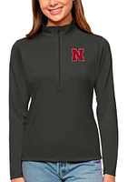Womens Nebraska Cornhuskers Antigua Tribute Qtr Zip Pullover