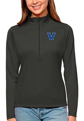 Antigua Villanova Wildcats Womens Tribute Qtr Zip Pullover