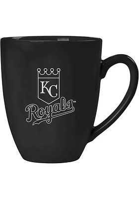 Kansas City Royals Laser Etched Bistro Ceramic Mug - Black