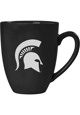 Michigan State Spartans Laser Etched Bistro Ceramic Mug - Black