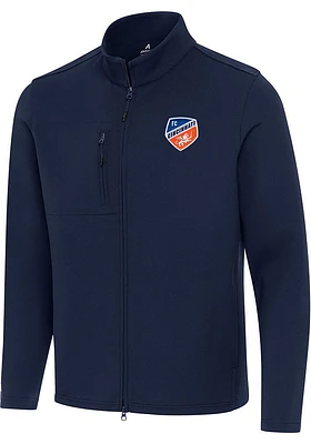 Antigua FC Cincinnati Mens Navy Blue Objection Light Weight Jacket