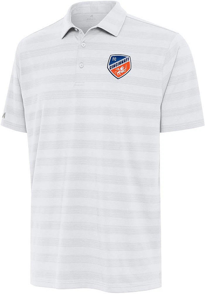 Antigua FC Cincinnati Mens Tunnel Short Sleeve Polo