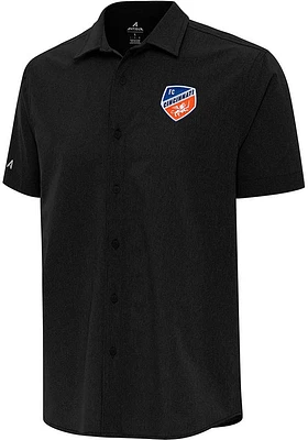 Antigua FC Cincinnati Mens Activate Short Sleeve Dress Shirt