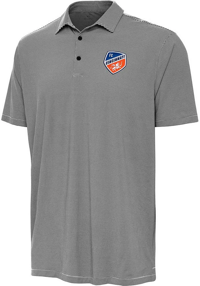 Antigua FC Cincinnati Mens Twine Short Sleeve Polo