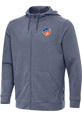 Antigua FC Cincinnati Mens Navy Blue Effortless Light Weight Jacket