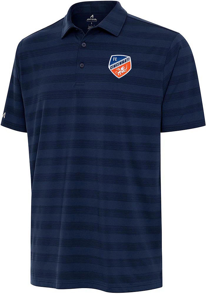 Antigua FC Cincinnati Navy Blue Tunnel Big and Tall Polo