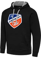 Antigua FC Cincinnati Mens Full Front Victory Big and Tall Hooded Sweatshirt