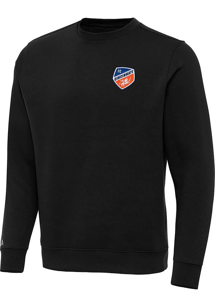 Antigua FC Cincinnati Mens Victory Big and Tall Crew Sweatshirt