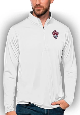 Antigua Colorado Rapids Mens Tribute Long Sleeve Qtr Zip Pullover