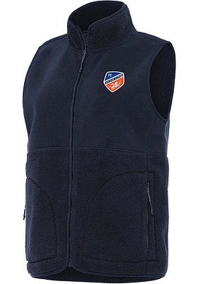 Antigua FC Cincinnati Womens Navy Blue Nostalgic Vest