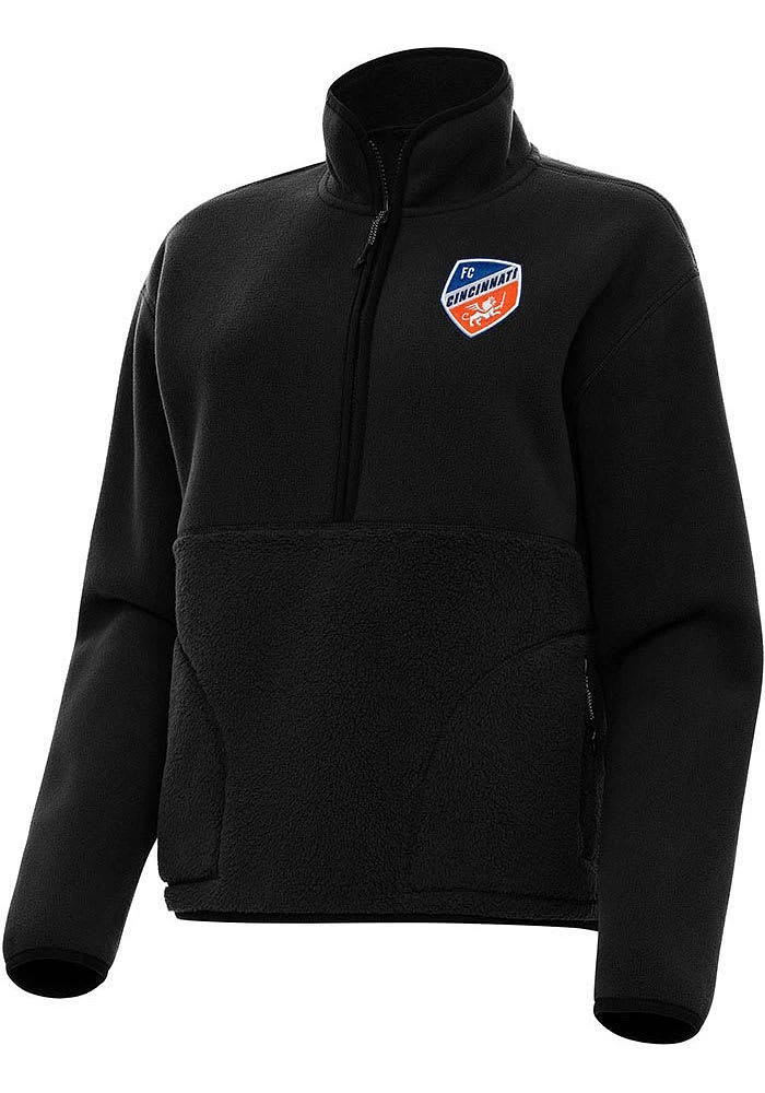 Antigua FC Cincinnati Womens Figure 1/4 Zip Pullover