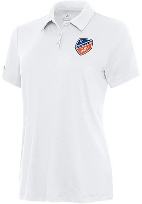 Antigua FC Cincinnati Womens Reprocess Recycled Short Sleeve Polo Shirt