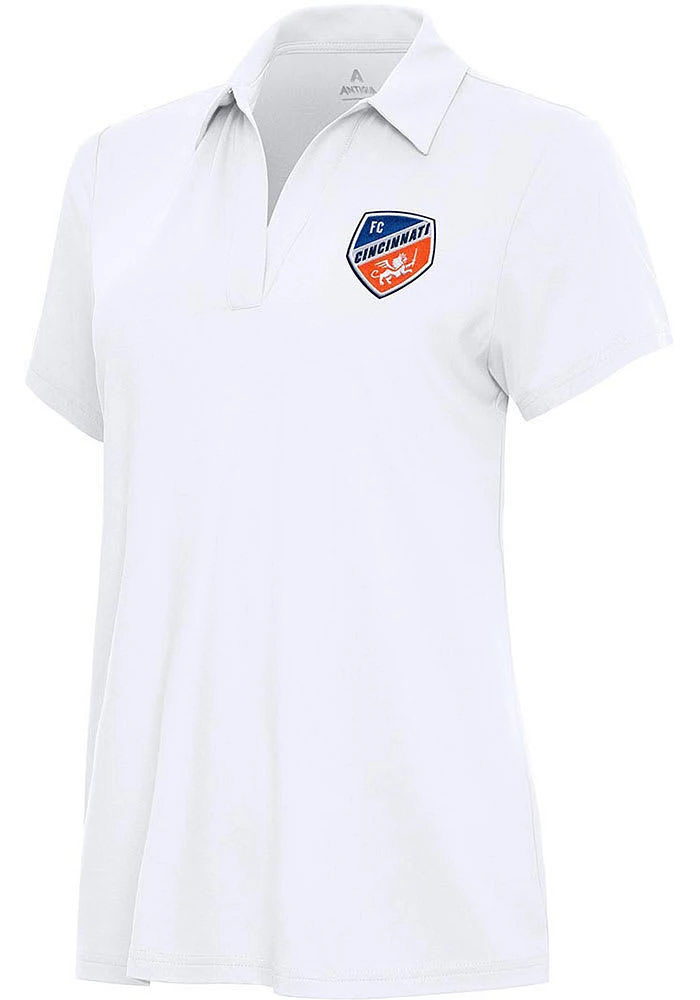 Antigua FC Cincinnati Womens Era Short Sleeve Polo Shirt