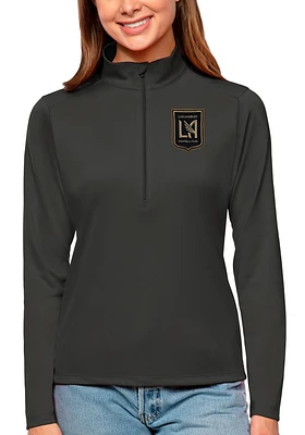 Antigua Los Angeles FC Womens Tribute Qtr Zip Pullover